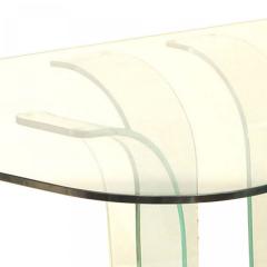 American Art Moderne Glass Dining Table - 4652685