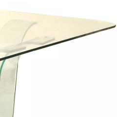 American Art Moderne Glass Dining Table - 4652687