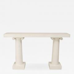 American Art Moderne Plaster Console Table - 1383974