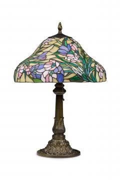 American Art Nouveau Tiffany Style Lamp - 4162518