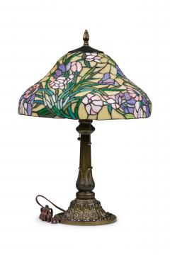 American Art Nouveau Tiffany Style Lamp - 4162520