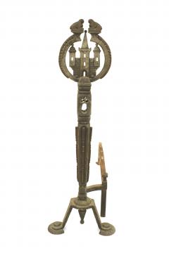 American Arts and Crafts Fireplace Andirons - 4517568