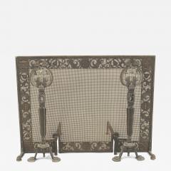 American Arts and Crafts Fireplace Andirons - 4522248
