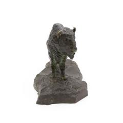 American Bronze Buffalo Figure - 4630598