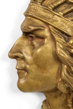 American Bronze Indian Head Wall Plaque - 4660508