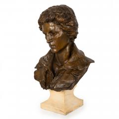 American Bronze Sculpture Bust Percy Shelley 1912 by William Partridge - 4439197