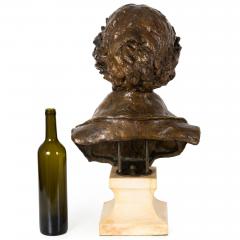 American Bronze Sculpture Bust Percy Shelley 1912 by William Partridge - 4439199