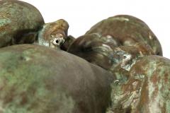 American Bronze Sculpture Fountain Baby Duck Edith Barretto Parsons 41 H - 4496249