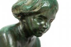 American Bronze Sculpture Fountain Undine 1914 by Edward Berge - 4800596