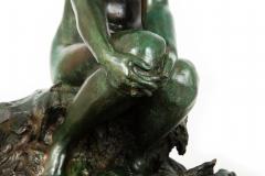American Bronze Sculpture Fountain Undine 1914 by Edward Berge - 4800597