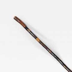 American Carved Folk Art Masonic Walking Stick Cane - 4584028