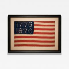 American Centennial Celebration Flag Stars Forming 1776 1876  - 4751925