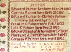 American Child s Sampler Circa 1845 by Julia Ellen Painter Aged 9 Years Old  - 2725336