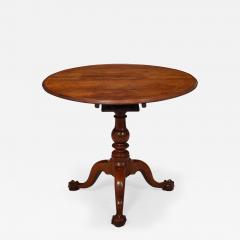 American Chippendale Carved Tilt Top Ball and Claw Tea Table ca 1770 - 4419154