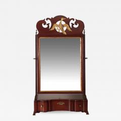 American Chippendale Mahogany Shaving Mirror circa 1790 - 711815
