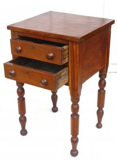 American Classical Baluster Legged Cherrywood Side Table - 1816848