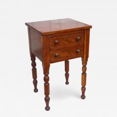 American Classical Baluster Legged Cherrywood Side Table - 1817682
