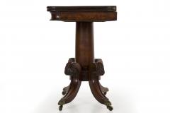 American Classical Birch Card Table circa 1830 50 - 787118