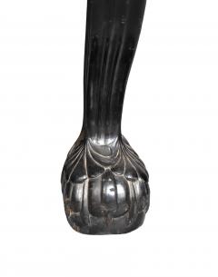 American Classical Revival Macassar Ebony Throne Chair From The Frick Estate - 4506973