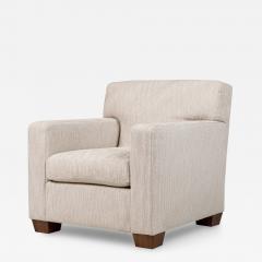 American Contemporary Beige Textured Club Chair - 4198190