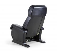 American Contemporary Black Leather Massage Chair - 3171747