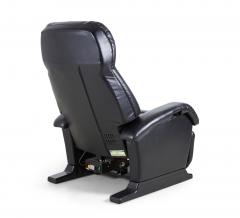 American Contemporary Black Leather Massage Chair - 3171751