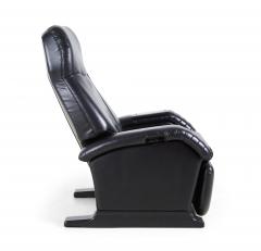 American Contemporary Black Leather Massage Chair - 3171752