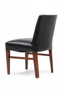 American Contemporary Black Leather Side Chair - 4673006
