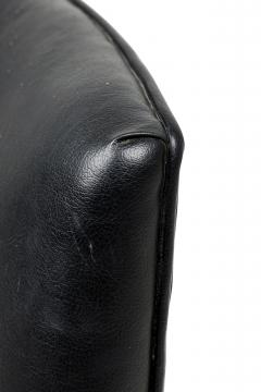 American Contemporary Black Leather Side Chair - 4673010