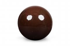 American Contemporary Brown Ceramic Sphere - 4675839