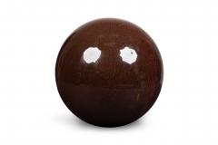 American Contemporary Brown Ceramic Sphere - 4675842