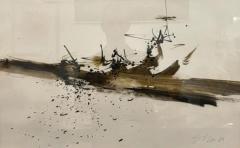 American Contemporary Ed Eller watercolor goauche on Painting - 4528724