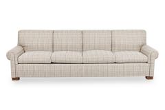 American Contemporary Four Seat Sofa With Rolled Arms - 4171472