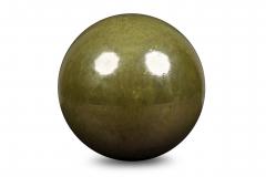 American Contemporary Green Ceramic Sphere - 4675851
