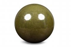 American Contemporary Green Ceramic Sphere - 4675853