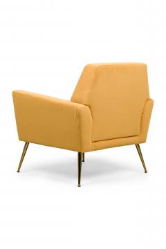 American Contemporary Mustard Yellow Velvet Chairs - 4658062