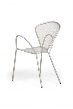 American Contemporary Steel Mesh Stackable Chairs - 4665920