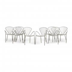American Contemporary Steel Mesh Stackable Chairs - 4729080