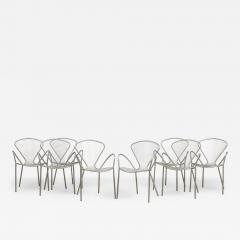 American Contemporary Steel Mesh Stackable Chairs - 4729118