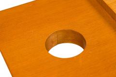 American Contemporary Walnut and Bleached Mahogany Console - 4639489