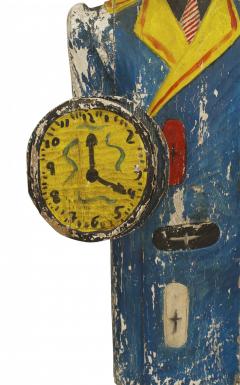 American Country Carved Wooden Clown - 4520126