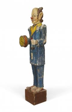 American Country Carved Wooden Clown - 4529002
