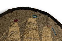 American Country Hooked Welcome Ship Rug - 4665721