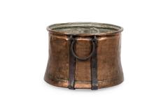 American Country Large Copper Firewood Bucket - 4667256