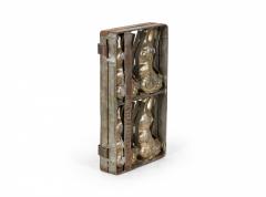 American Country Metal Rabbit Shaped Chocolate Mold - 4674845