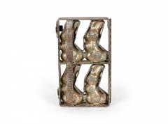 American Country Metal Rabbit Shaped Chocolate Mold - 4674846
