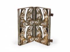 American Country Metal Rabbit Shaped Chocolate Mold - 4674850
