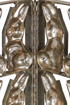 American Country Metal Rabbit Shaped Chocolate Mold - 4674852