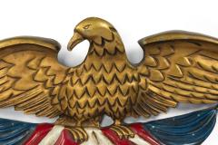 American Country Painted Eagle and American Flag - 4517510