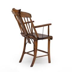 American Country Stained Pine Spindle Back Armchair - 4665246